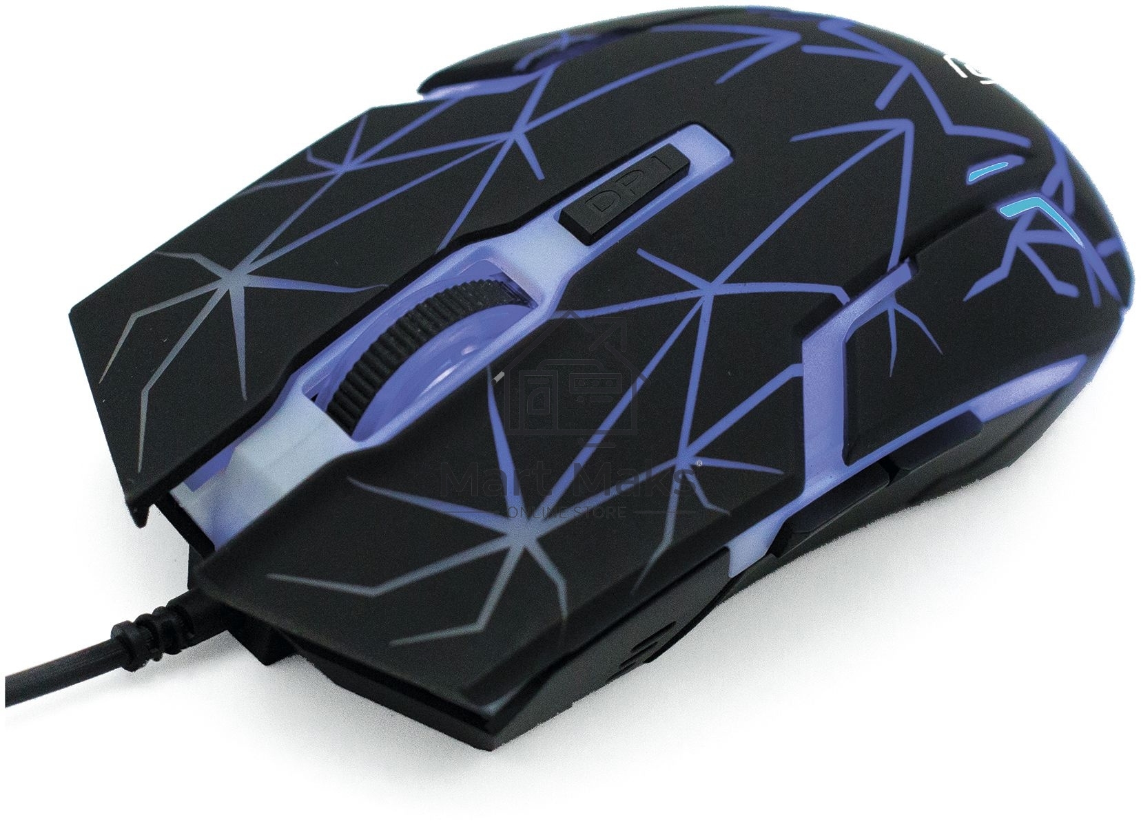 Мышь проводная Oklick 701G черный, 3600 dpi, USB, кнопки - 6