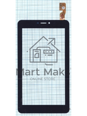 Сенсорное стекло (тачскрин) F-WGJ70466-V1, черное