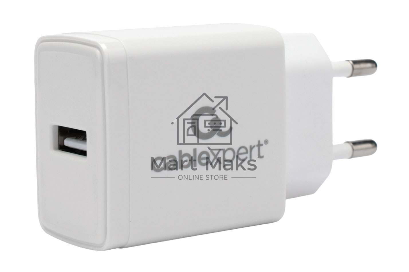 Адаптер питания Cablexpert MP3A-PC-38 100/220V - 5V USB 1 порт, 2A, белый