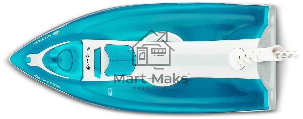 Утюг Vitek 8307-VT-01 2400Вт бирюзовый/белый