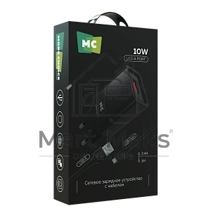 Зарядное устройство MORE CHOICE (4620202555700) NC07m СЗУ 1USB 2.0A для micro, черный
