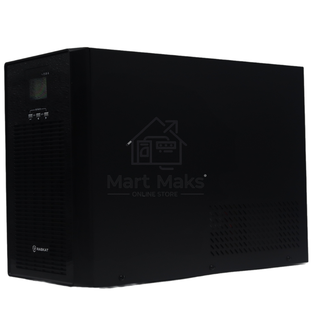 Источник бесперебойного питания (ИБП) Raskat HIL-3000VA+ 3000VA, 2400Вт, 6xIEC320, LCD, USB type-B, 2xRJ-45, 1xRS232, чистая синусоида