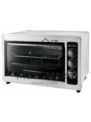 Мини-печь Delta D-0124 белый, ТЭН повыш. мощности,1300 Вт,37 л,2 нагреват. эл, термостат