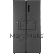 Холодильник Haier HRF-600DB7RU черный двухкамерный 388/210л морозилка сбоку, No Frost, Side by Side