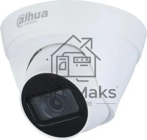 Камера видеонаблюдения Dahua DH-IPC-HDW1230T1P-A-0280B-S6, IP, 2 Мп, 2.8 мм, белая