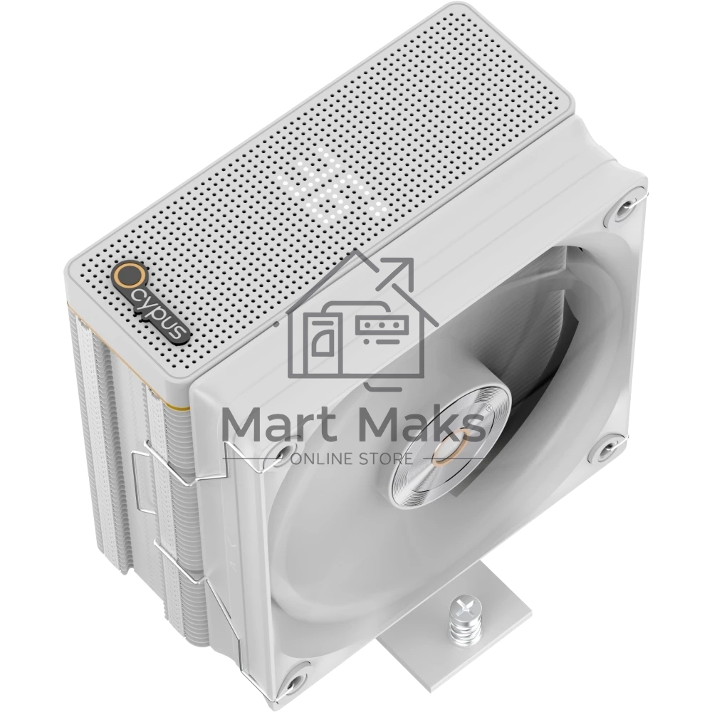 Cooler Ocypus Iota A40 WH Iota-A40-WH белый 120мм алюминий+медь 2000rpm 29db 4-pin 220W 156мм