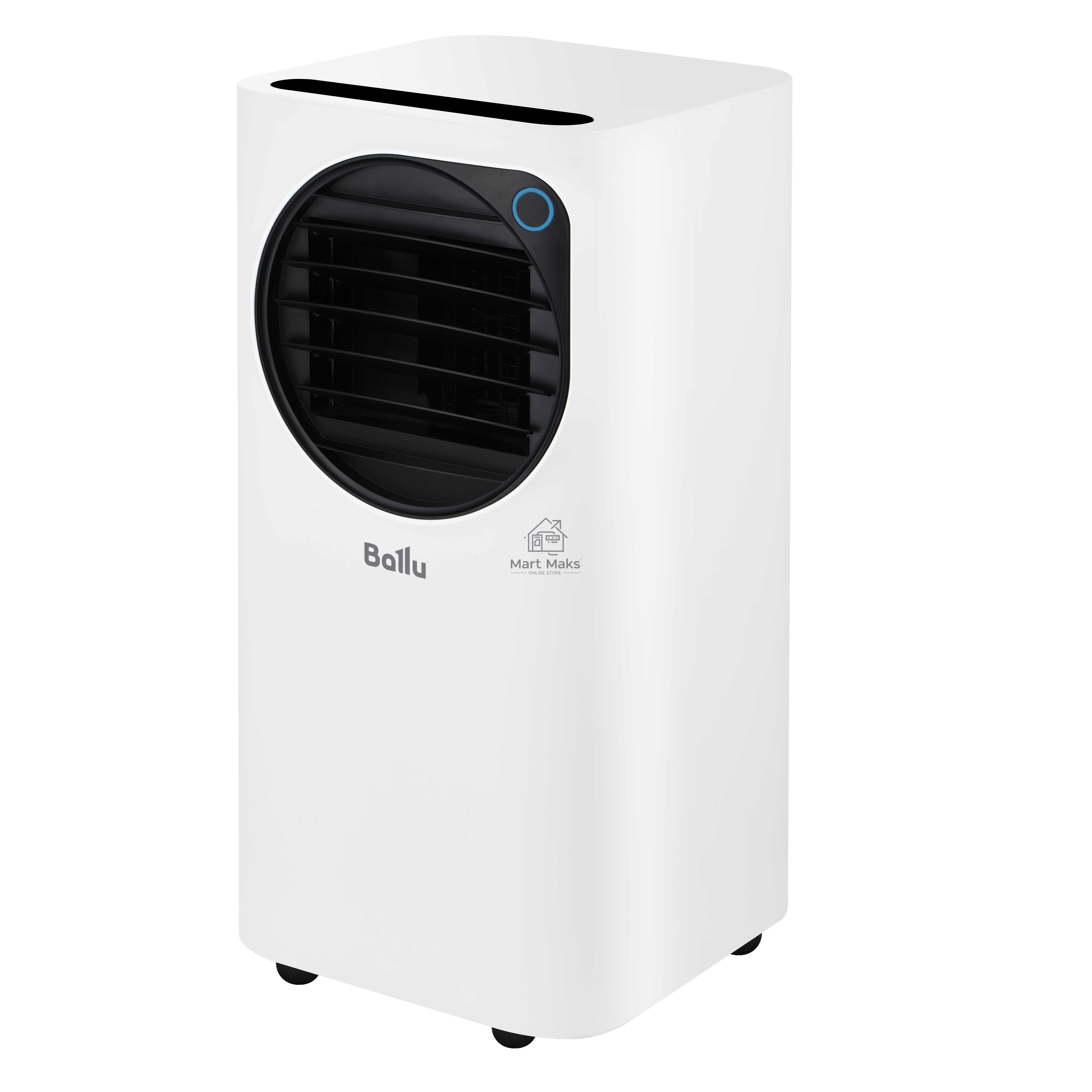 Кондиционер мобильный Ballu Eclipse BPAC-10 EPW/N6 10000 BTU, 24 м², 50 дБ, охлаждение, осушение, белый