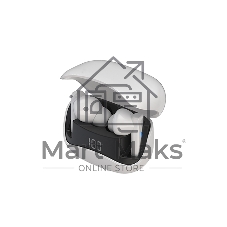 Беспроводные наушники Maxvi MHF-120BT белые TWS\LCD\Sensor\200мАч\5.4\кабель Type-C