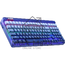 Клавиатура беспроводная Redragon Garen Pro RU RGb, бел/син, градиент,BT+2.4