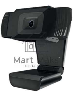 Веб-камера с матрицей 3 МП, CBR CW 855FHD Black, разрешение видео 1920х1080, USB 2.0, встроенный микрофон с шумоподавлением, фикс.фокус, крепление на мониторе, длина кабеля 1,8 м, черный