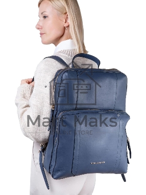 Рюкзак женский Piquadro Circle CA6216W92/BLU4 синий кожа