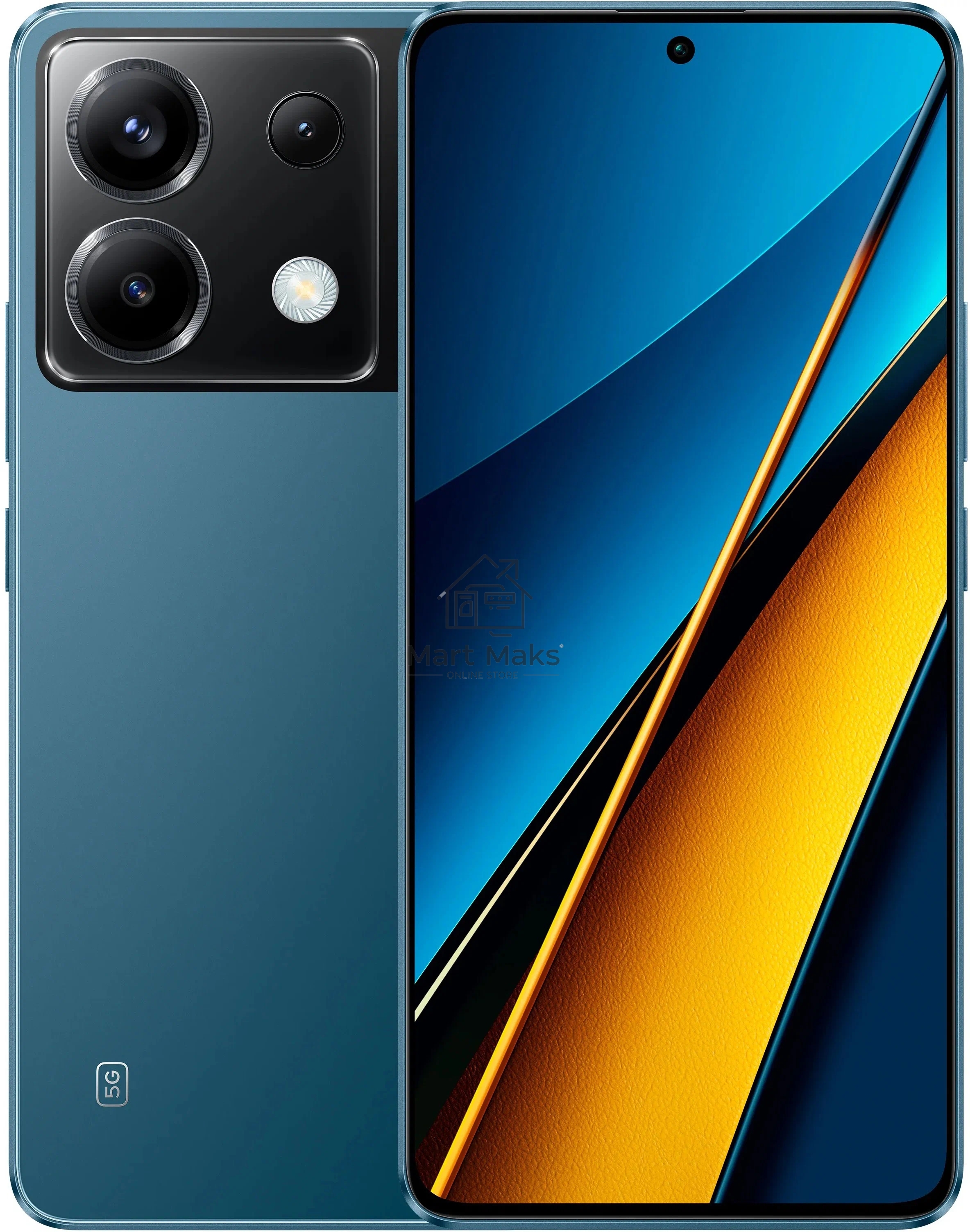 Смартфон POCO X6 5G, 12/256Gb, синий