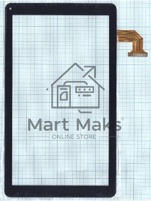 Сенсорное стекло (тачскрин) FX-10.1-0092A-F-02, черное
