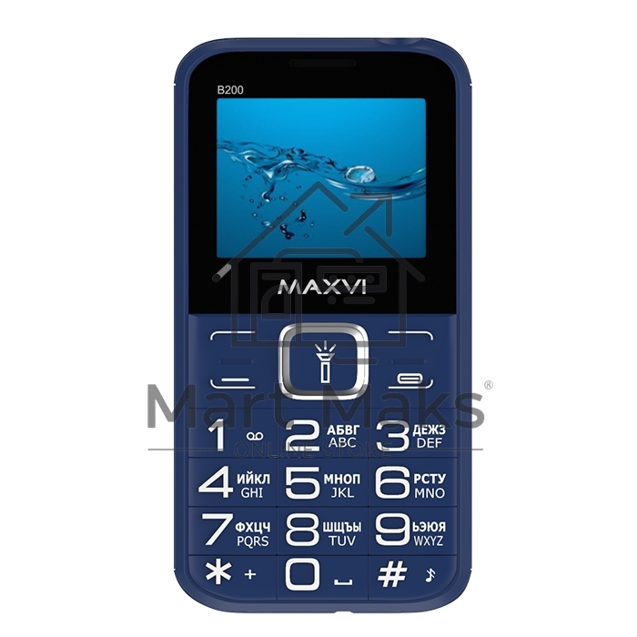 Мобильный телефон Maxvi B200 синий