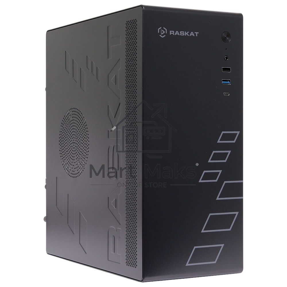 Компьютер Raskat Standart 300 (Intel Core i3 10100, RAM 16Gb, SSD 480Gb, no OS, kb+ms, черный)