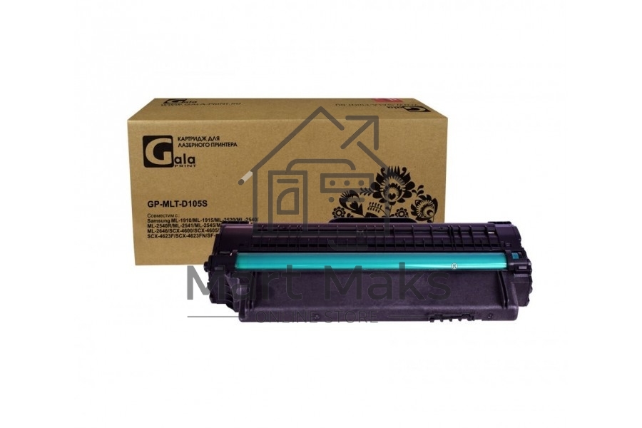 Картридж лазерный GalaPrint GP-MLT-D105S черный (1500 стр) для Samsung ML-1910/ML-1915/ML-2520/ML-2540/ML-2540R/ML-2541/ML-2545/ML-2580/ML-2580N/ML-2646/SCX-4600/SCX-4605/SCX-4610/SCX-4623/SCX-4623F/SCX-4623FN/SF-651ML-2525W