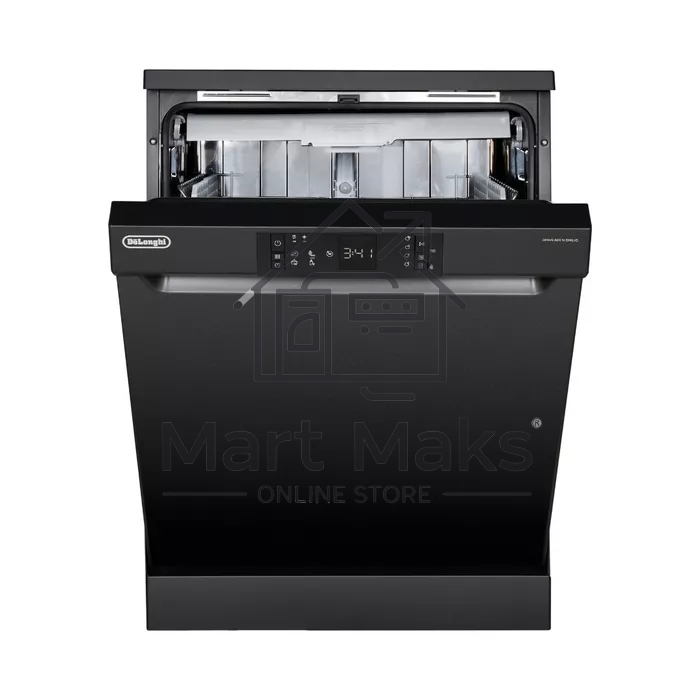 Посудомоечная машина DeLonghi DDWS 665 N Emilio, черная, 59.8 см, 13 компл., 52 дБ, класс A++