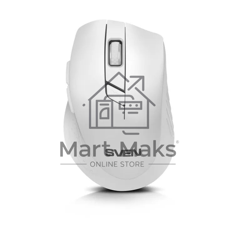 Мышь беспроводная SVEN RX-425W белый, 1600 dpi, радиоканал, USB, кнопки - 6