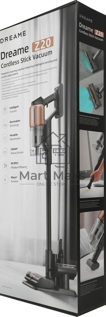 Вертикальный пылесос DREAME Z-Series Z20, 250Вт, черный