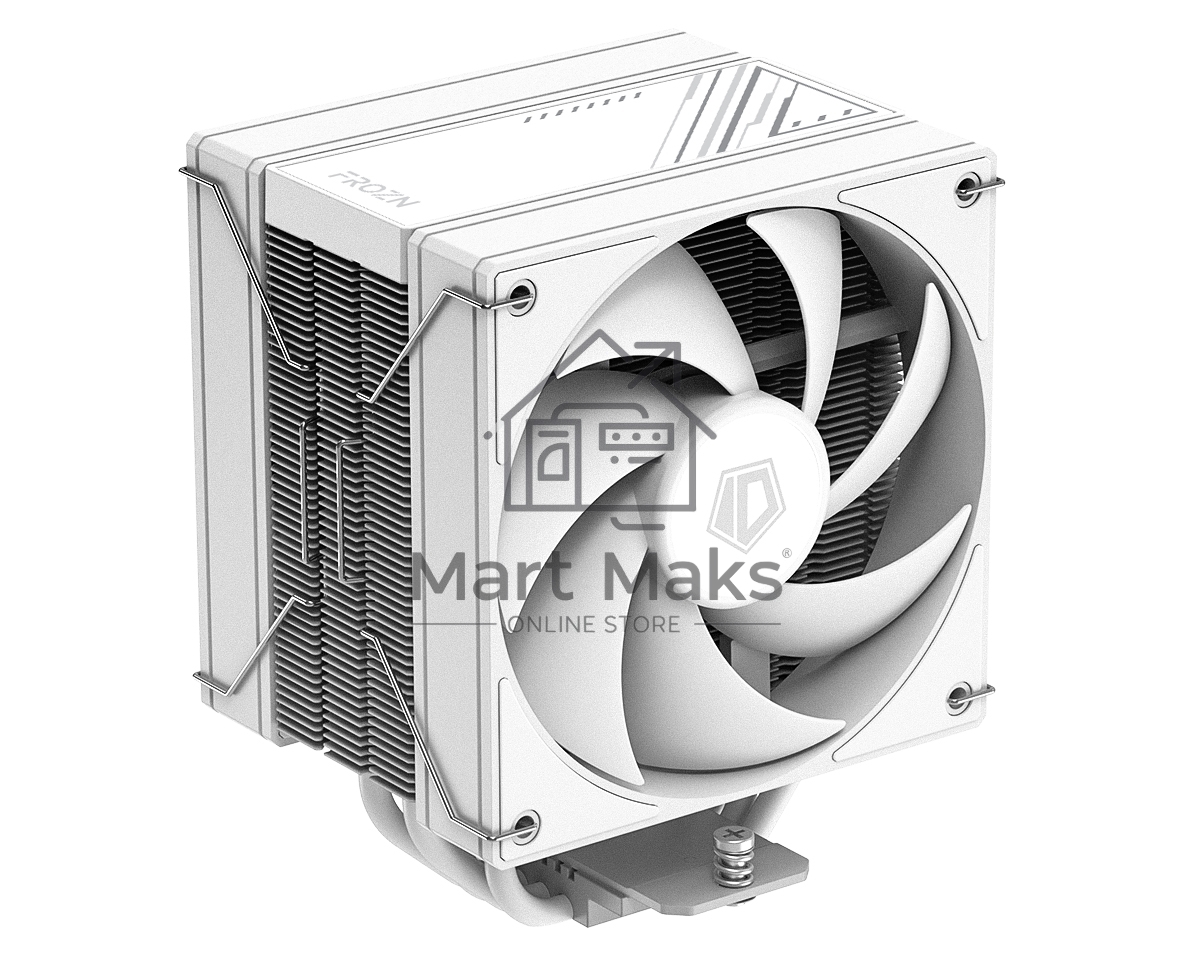 Кулер для процессора ID-COOLING FROZN A410 DW белый 120мм алюминий+медь 2000rpm 30db 4-pin 220W 152мм