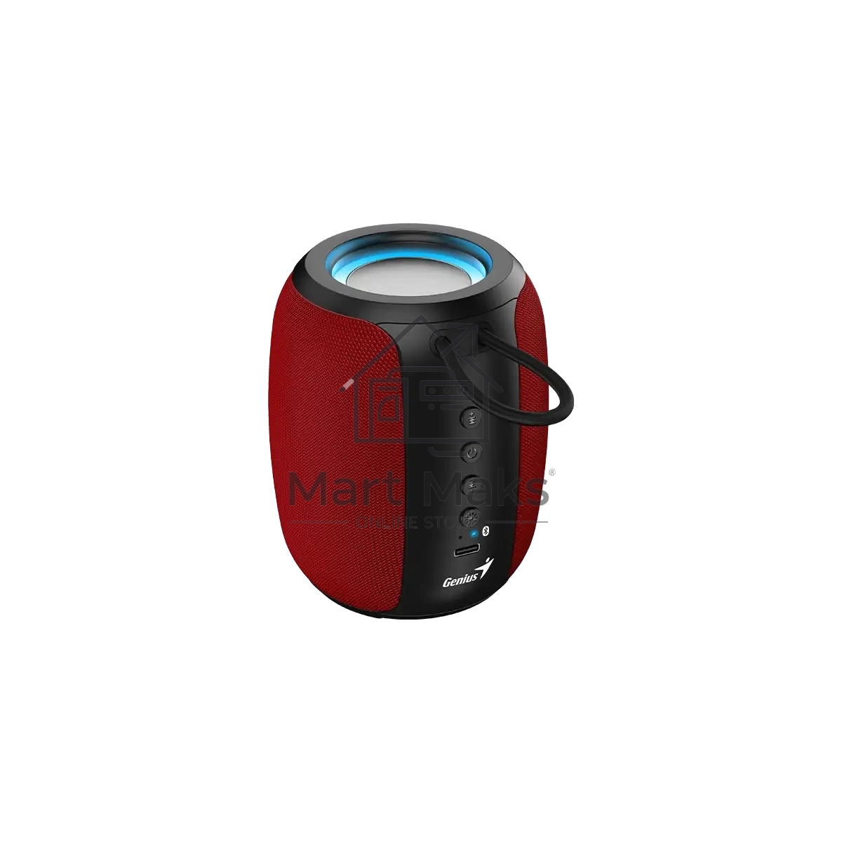 Портативная колонка Genius SP-915BT /1200 мАч/5 Вт/Bluetooth 5.3/до 6 ч.воспроизведения/USB-C/красный (31730052403)