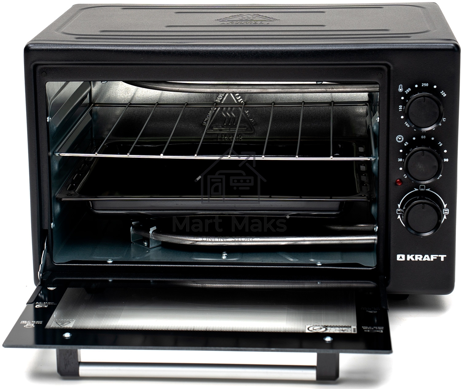 Мини-печь Kraft KF-MO 3200 BL черный