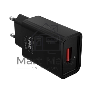 Зарядное устройство MORE CHOICE (4620202555700) NC07m СЗУ 1USB 2.0A для micro, черный