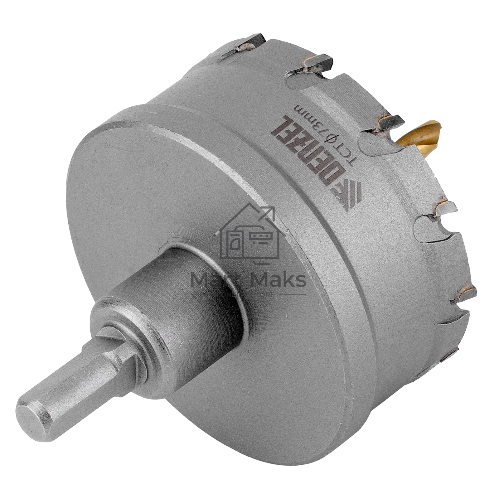 Коронка по металлу Denzel твердосплавная, 73 мм