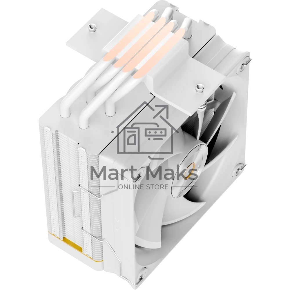 Cooler Ocypus Iota A40 WH Iota-A40-WH белый 120мм алюминий+медь 2000rpm 29db 4-pin 220W 156мм