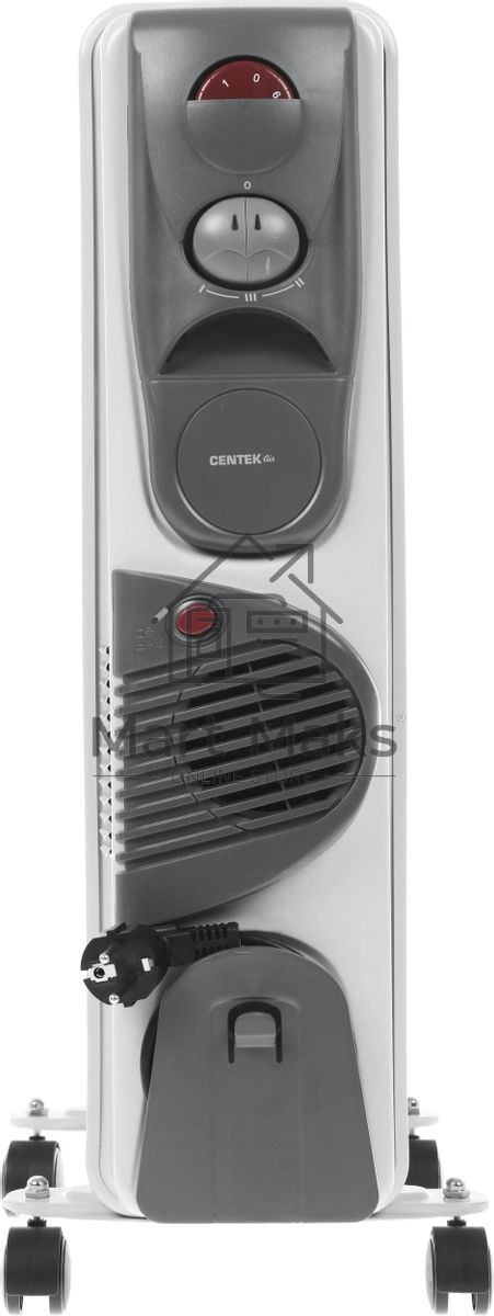 Масляный обогреватель Centek CT-6203-9 (9 секций) белый, 2400 Вт, 20 м2, 3 режима, термостат