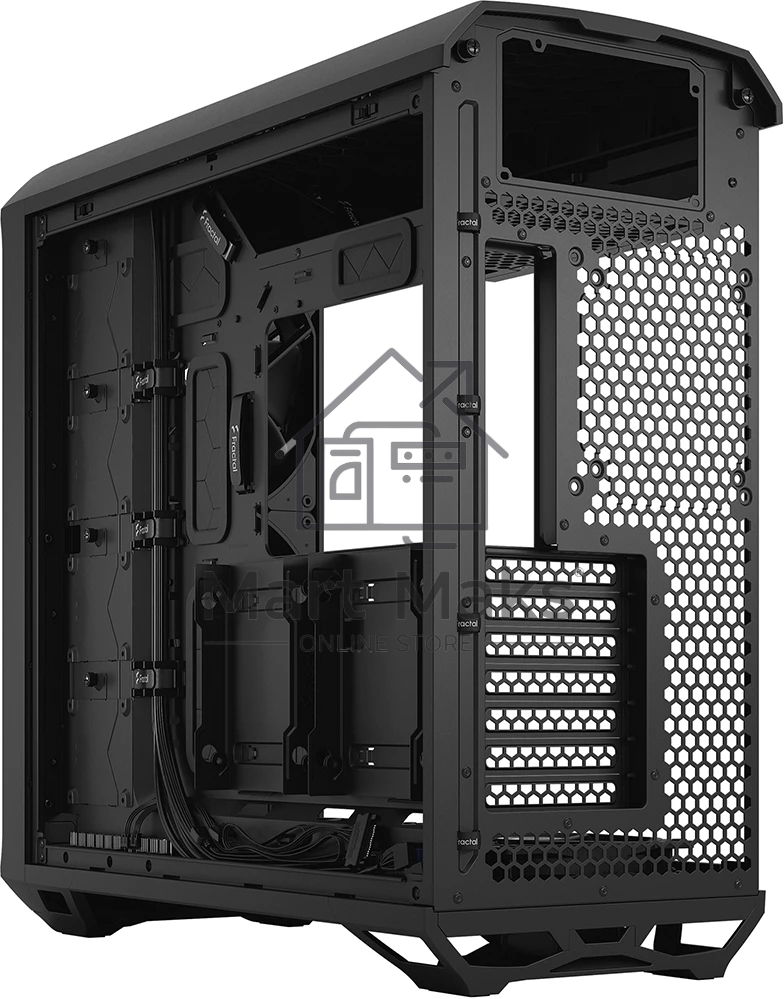 Компьютерный корпус Fractal Design Torrent Black TG Light Tint / E-ATX, TG, 2x3.5, 4x2.5, 7xPCI, 1xUSB-C, 2xUSB3.0 / 2x180mm, 3x140mm fans inc. / FD-C-TOR1A-01