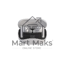 Беспроводные наушники Maxvi MHF-120BT белые TWS\LCD\Sensor\200мАч\5.4\кабель Type-C