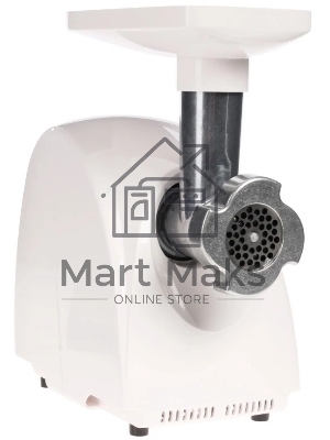 Мясорубка электрическая Аксион М32.03 белый, 1500 Вт, 1.7 кг/мин, защита от перегрузки, насадки - 5