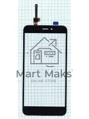 Сенсорное стекло (тачскрин) для Xiaomi Redmi 4X, черное