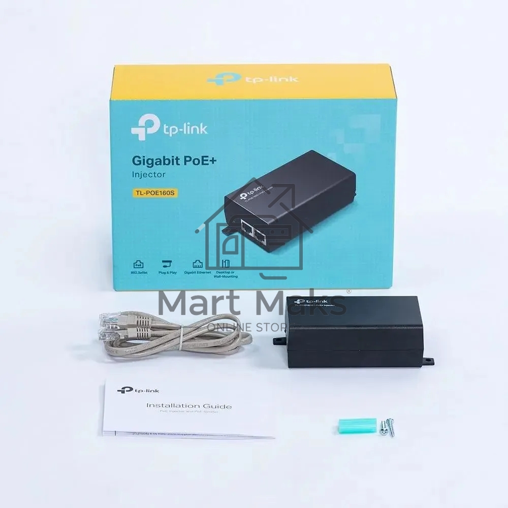 Инжектор PoE Gigabit PoE Injector, 802.3af/at compliant