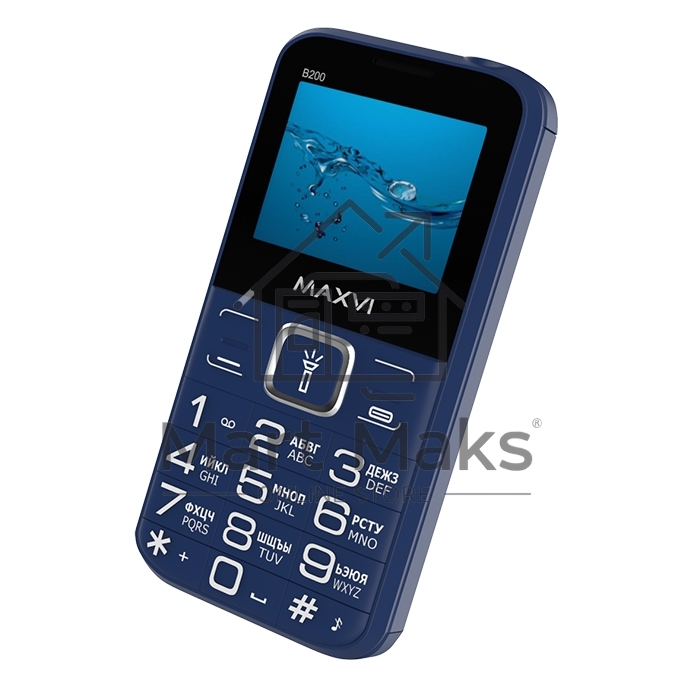 Мобильный телефон Maxvi B200 синий
