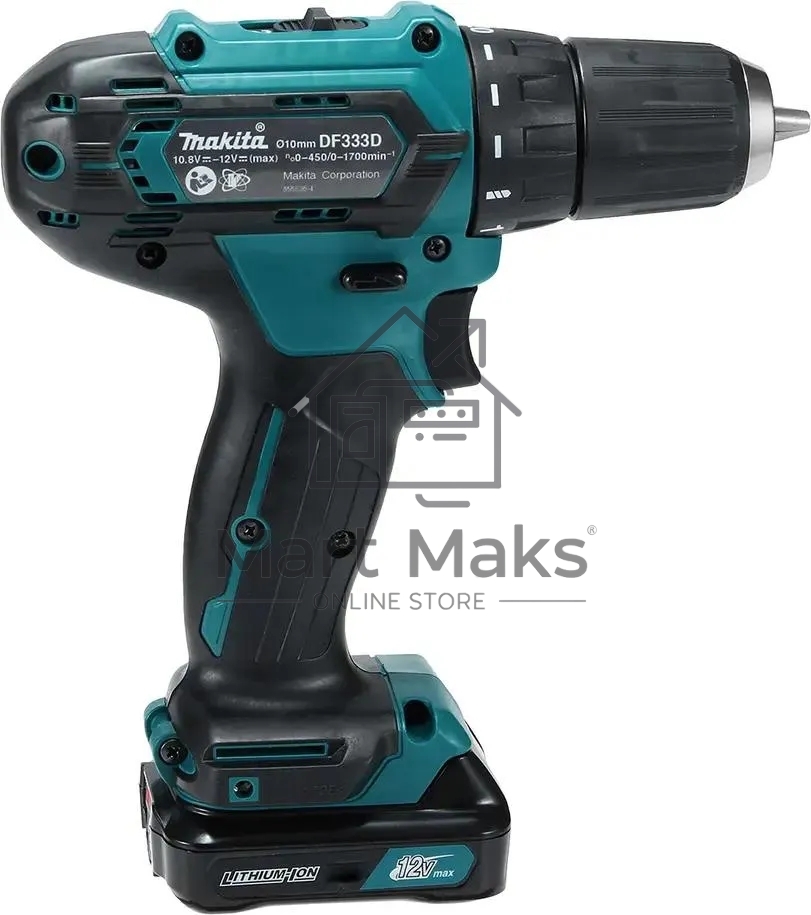 Дрель-шуруповерт Makita DF333DSAX6 Аккумуляторная, Кейс