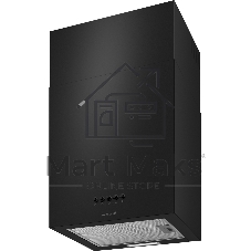 Вытяжка пристенная цилиндрическая Weissgauff Box 40 PB черный, 40 см, 900 куб. м/ч, 58 дБ