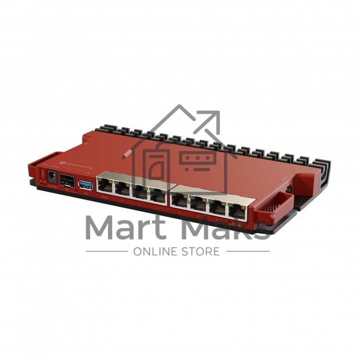 Маршрутизатор MikroTik L009UiGS-RM, 8*1Gbit, 1*SFP 2.5Gbit(вилка US)