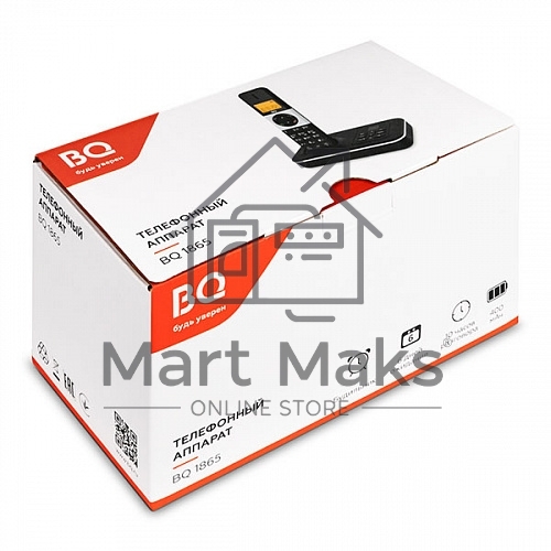 Радиотелефон DECT BQ 1865 черный/белый