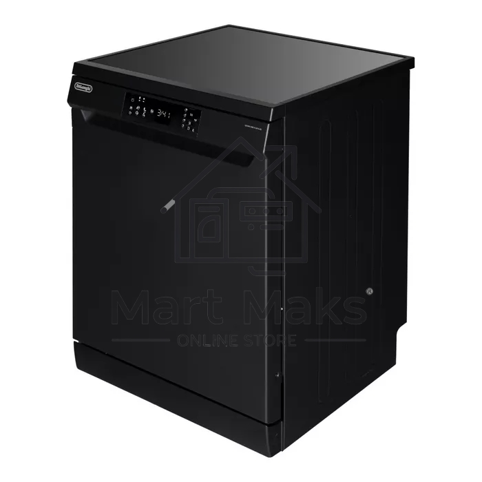 Посудомоечная машина DeLonghi DDWS 665 N Emilio, черная, 59.8 см, 13 компл., 52 дБ, класс A++
