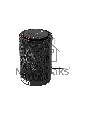 Тепловентилятор керамический Denzel DTFC-1200, черный, 600/1200 Вт, 12 м2, 3 режима, термостат