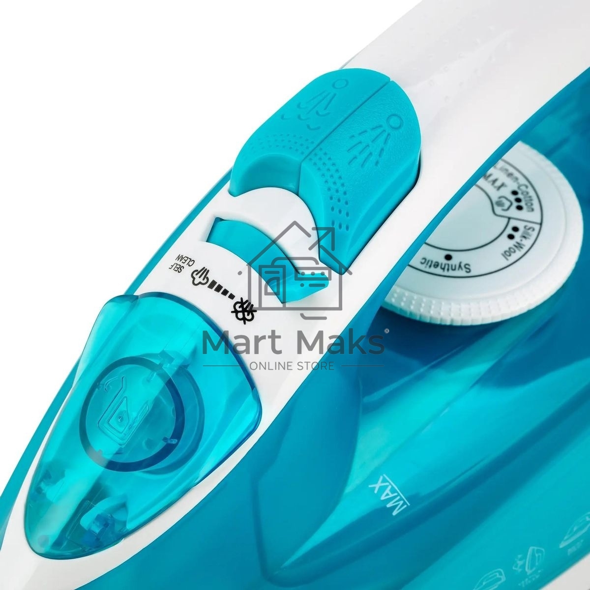 Утюг Vitek 8307-VT-01 2400Вт бирюзовый/белый