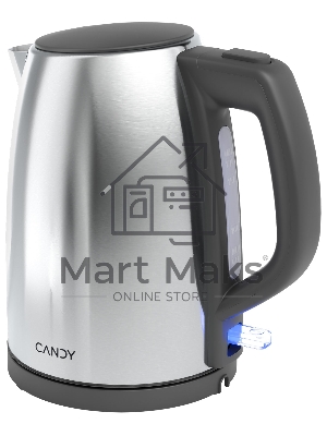 Чайник электрический Candy CK-203 1.7л. 2200Вт графит корпус: нерж.сталь
