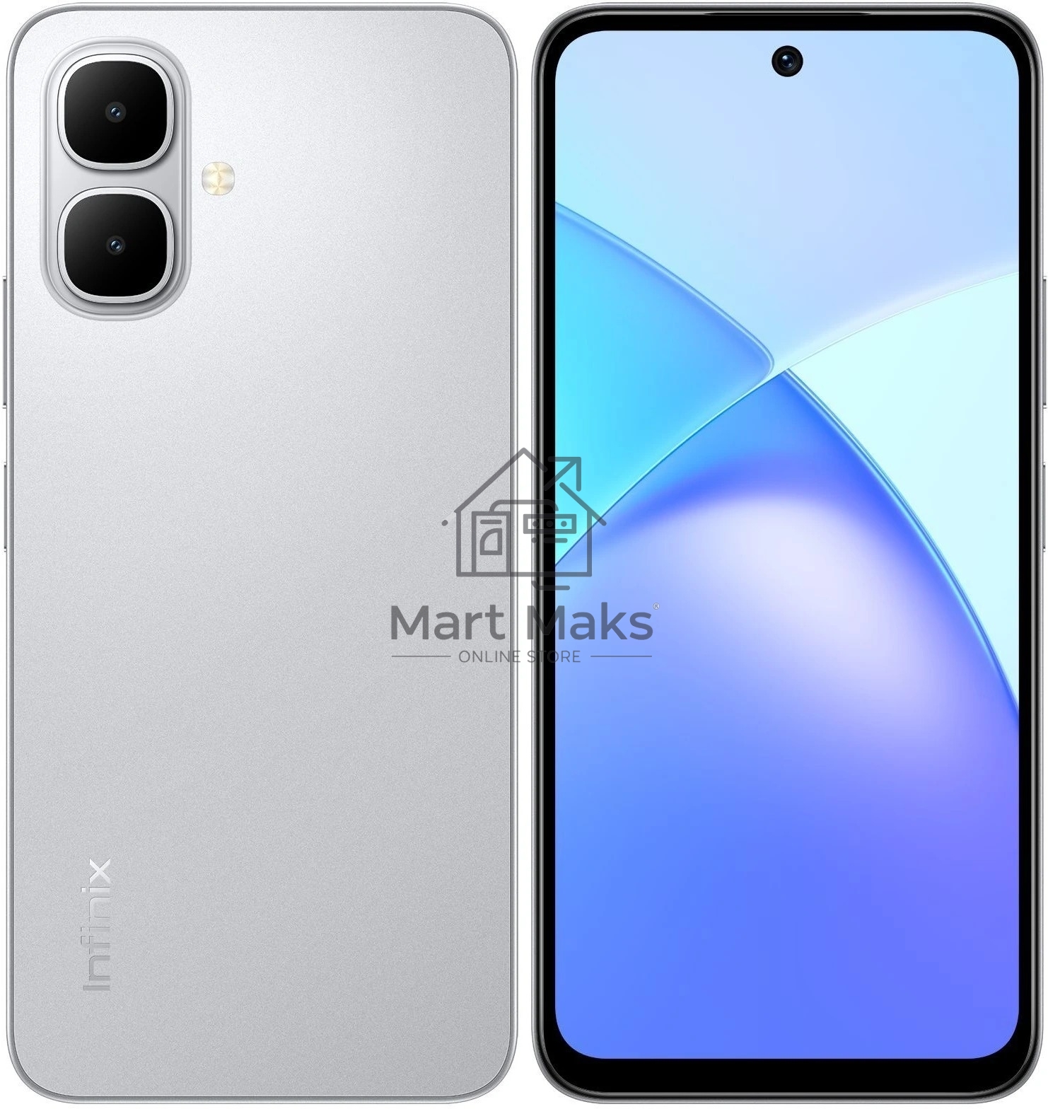 Смартфон Infinix Smart 10 3/64Gb серебристый