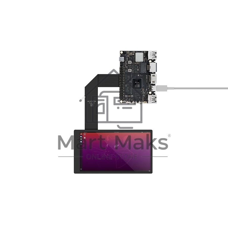 Одноплатный компьютер Khadas VIM4 Active cooling kit ARM Cortex-A73 4-Core + Cortex-A53 4-Core Amlogic A311D2 2.2GHz 8+32GB