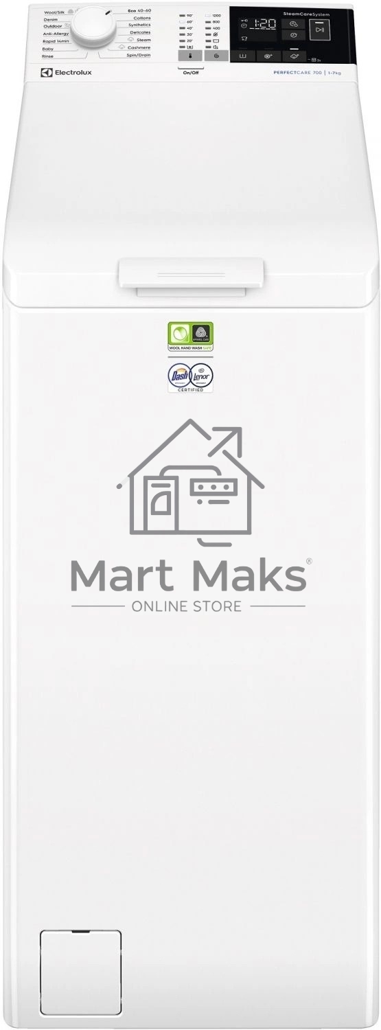 Стиральная машина Electrolux EW7T4272E белый, загрузка вертикальная 7 кг, 1200 об/мин, класс A