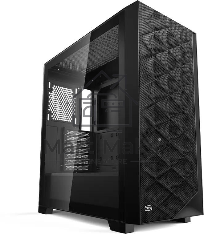 Компьютерный корпус PCCooler C3D510 BK ARGb, Tempered Glass Full Tower, Black, TG, 0.7 SPCC, 3x120мм ARGb E-ATX, ATX, mATX, mITX 170/390/410мм 2x2.5