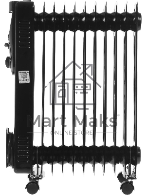 Обогреватель масляный Centek CT-6202 (11 секций) черный, 2500 Вт, 25 м2, термостат