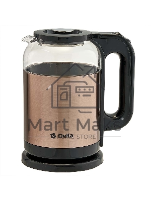 Чайник электрический DELTA DL-1115 золотой